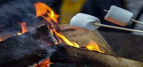 is it safe to roast marshmallows over gas fire